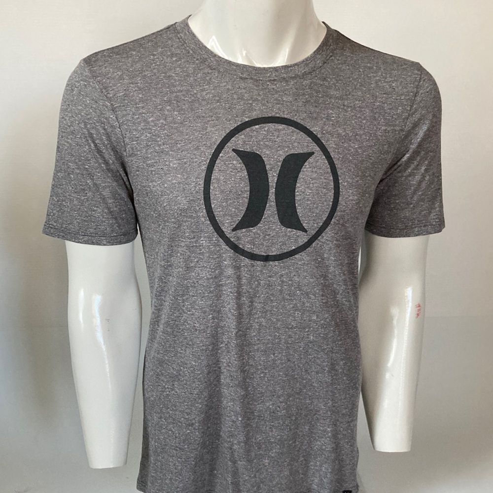 HURLEY tri blend logo tee Mens Small EUC
